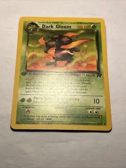 Pokemon TCG Team Rocket 1st Edition Dark Gloom 36/82 Vintage WOTC Card NM - Image 4