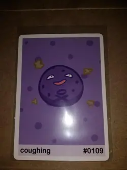 Pookiemoot Parody Card Fan Art Derpy Coughing - Image 1