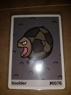 Pookiemoot Parody Card Fan Art Derpy Boulder - Image 1