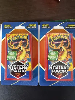 2x Pokemon TCG 2023 Mystery Pack Trading Card Game New & Factory Sealed - Image 1
