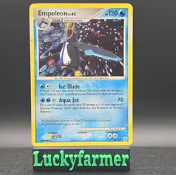 Empoleon Holo Card 4/130 Pokemon Diamond and Pearl LP - Image 1