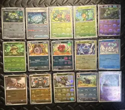 Pokemon TCG Lot of 15 Pokeball Pattern Cards - Black Bolt - White Flare - NM - Image 1