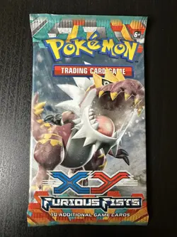 XY Furious Fists - Pokemon TCG 10 Card Booster Pack - SEALED - Tyrantrum Art - Image 2