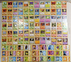 pokemon card lot vintage - Over 200 Card Double Sided Sheets- 10.11 - Image 1