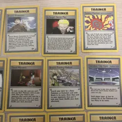 Lot Of 23 Vintage Pokemon Trainer Cards From Gym Heroes/ Challenges Set NM/LP - Image 3