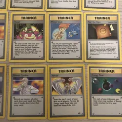 Lot Of 23 Vintage Pokemon Trainer Cards From Gym Heroes/ Challenges Set NM/LP - Image 5