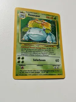 1999-2000 WOTC Pokemon Base Set 2 Venusaur 18/130 Holo Card (NM) - Image 2