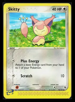 Skitty 70/109 Common EX Ruby & Sapphire Pokemon Card - Image 1