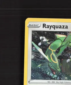 Rayquaza SWSH029 Sword & Shield Black Star Promo Cosmos Holo Pokemon Card NM - Image 3