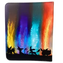 Pokemon Eevee Evolution Aurora Borealis Binder Card Holder Organizer 300 Pockets - Image 2