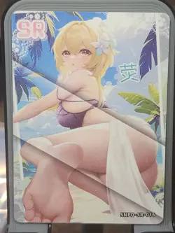 Lumine Sakura Story Card Anime Waifu Goddess Story SR SR-016 - Image 1