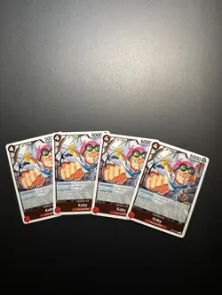 One Piece PRB02 Koby English Playset PRB02-001 4 Card Premium Set Best Vol.2 - Image 1
