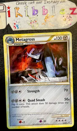 Metagross 18/90 NM Non Rare HGSS Undaunted POKEMON CARD! - Image 1