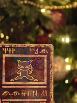 Pokemon ANCIENT MEW - MOVIE PROMO - PLAYED AND CREASED - Card C - Image 3