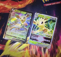 Leafeon V & VSTAR (Lot of 2) Holo Black Star Promo Pokemon Cards NM ???? - Image 1
