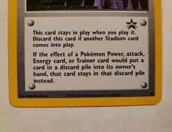 WOTC Pokemon TCG Tower Trainer League Exclusive Black Star Promo Card #42 - Image 3