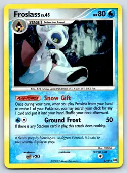 Froslass - Holo Rare - Platinum Arceus 2/99 Cosmos TOKIYA Pokemon Card NM - Image 1