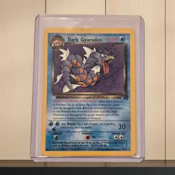 Dark Gyarados #25/82 Team Rocket Rare Non-Holo Pokemon Card ‒ Vintage WOTC - Image 1