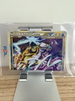 Raikou & Suicune Legend (Top) 92/95 Unleashed Holo MP/HP Pokemon Card TCG - Image 1