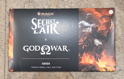 Magic: The Gathering Secret Lair x God of War Greek Traditional Foil SEALED - Image 1