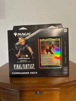 IN HAND Magic: The Gathering Final Fantasy Cloud Commander Deck Limit Break - Image 1