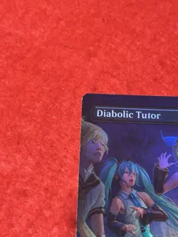 MTG Diabolic Tutor RAINBOW FOIL Secret Lair Hatsune Miku 1592 - Image 3