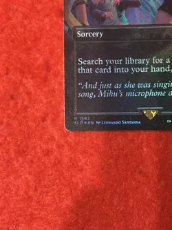 MTG Diabolic Tutor RAINBOW FOIL Secret Lair Hatsune Miku 1592 - Image 5