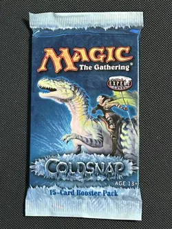 MTG: COLDSNAP Factory Sealed Booster Pack from Box -Magic- Ice Age Block English - Image 1