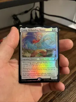MTG Avatar The Last Airbender Aang, Airbending Master Foil 0074 NM - Image 1