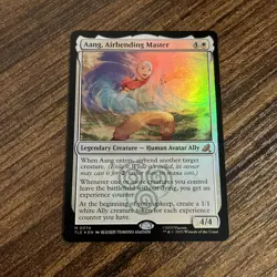 MTG Avatar The Last Airbender Aang, Airbending Master Foil 0074 NM - Image 2