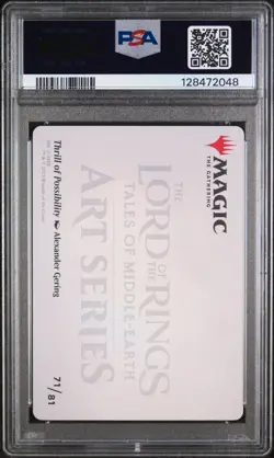 2023 Magic The Gathering Altr Thrill of Possibility Gold Stamped /81 PSA 10 - Image 2