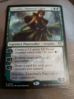 Freyalise, Llanowar's Fury Commander Masters Regular - Image 1