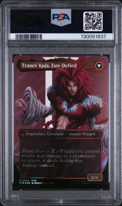 2025 MTG FINAL FANTASY KUJA, GENOME SORCERER/TRANCE KUJA, FATE DEFIED PSA 9 - Image 2