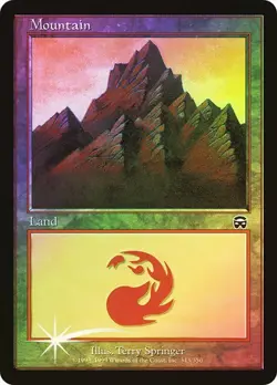 Mercadian Masques MTG FOIL Mountain (#343) Magic - Image 1