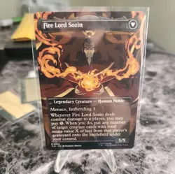 Fire Lord Sozin M 0356, NM Borderless, MTG Avatar the Last Airbender, TLA, Rise - Image 1