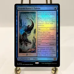 STORMCHASER'S TALENT Rare Foil Bloomburrow Pack Fresh Mint MTG - Image 1