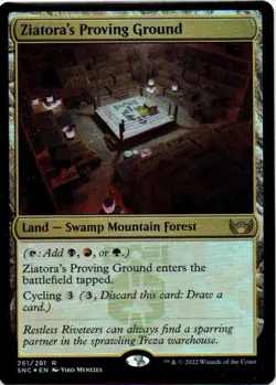 MTG: Streets of New Capenna: Foil Ziatora's Proving Ground: LP Condition - Image 1