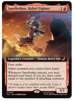 Smellerbee, Rebel Fighter - Extended Art Avatar MTG - Image 1