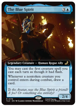 The Blue Spirit - Extended Art Avatar MTG - Image 1