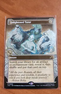 Magic MTG Avatar Eternal Legal Enlightened Tutor TLE 0305 Showcase Promo - Image 1
