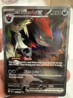 N’s Zoroark Ex SIR (185/159) POKEMON - JOURNEY TOGETHER | - Image 1