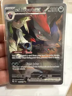 N’s Zoroark Ex SIR (185/159) POKEMON - JOURNEY TOGETHER | - Image 2
