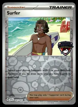 Scarlet & Violet Series - Surging Sparks Surfer Regionals Promo Uncommon #187 - Image 1