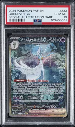 2024 POKEMON PAF EN-PALDEAN FATES SPECIAL ILLUSTRATION RARE GARDEVOIR EX PSA 10 - Image 1