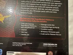 Pokemon Team Rocket’s Moltres EX Ultra Premium US Seller NEW SEALED! 🚀 - Image 3