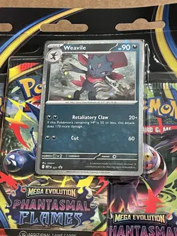 Pokemon TCG ME: Phantasmal Flames 3 Pack Booster Blister - Lot Of 3 - Fresh Case - Image 2