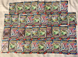 Pokemon Scarlet & Violet Twilight Masquerade Factory Sealed 38 Booster Pack lot - Image 1