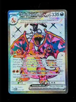 Charizard 215 Pokemon Obsidian Flames OBF 2023 NM 🔥🔥🔥 - Image 1