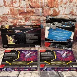 Pokemon Morpeko V-Union Collection, Black Bolt Binder, 2x Mega Latias EX New - Image 3