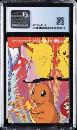 2000 TOPPS POKEMON TV ANIMATION SERIES 2 STICK-ONS #6 JIGGLYPUFF CGC 9 - Image 2